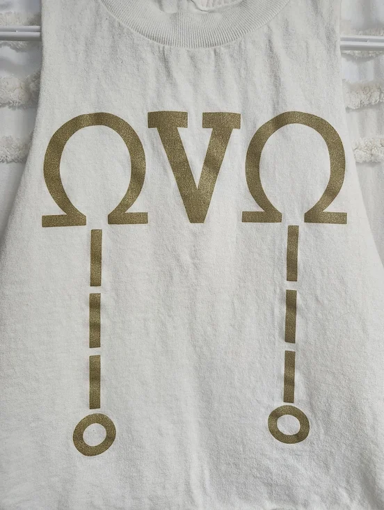 Mint Condition, Rare, Vtg, Ovo, "Omega Tears" Sleeveless Tank. - Picture 5 of 6